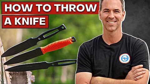 How to Throw a Knife (No Spin Knife Throw)