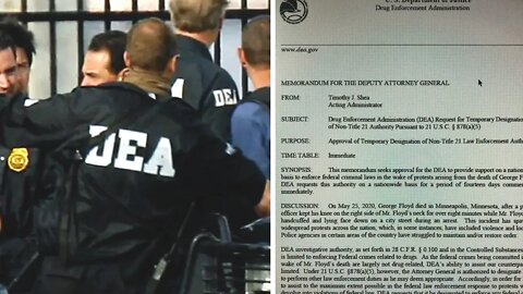 DEA Given Permission To Spy On Protestors