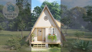 A-frame Cabin House Tour - Tiny Small House Design Ideas - Minh Tai Design 28 Shorts