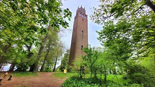 Iconic 100ft Tower, Faringdon Folly Tower, English Countryside