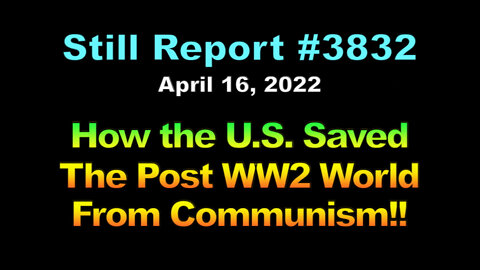 How the U.S. Saved the Post-WW2 World from Communism!! 3833