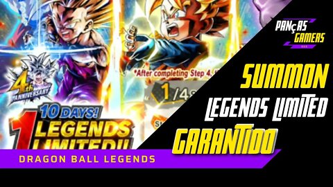 SUMMON COM LEGENDS LIMITED GARANTIDO - 4º ANIVERSÁRIO - DRAGON BALL LEGENDS