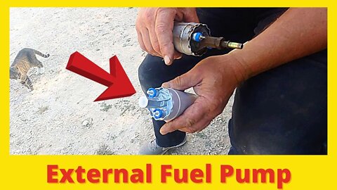 1987 Ford Bronco 2 Fuel Pump Replacing External Pump