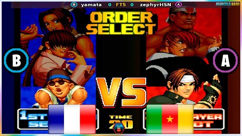 The King of Fighters '98 (yamata Vs. zephyrHSN) [France Vs. Cameroon]