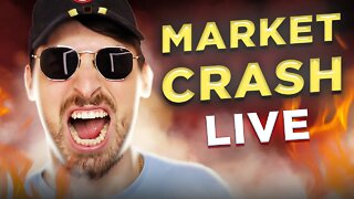 🔴 LIVE -- THE STOCK MARKET CRASH IS BACK + TRKA BBIG TYDE RDBX ATER BIOR AMC GME