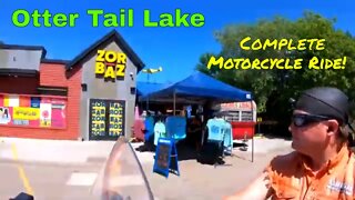 Otter Tail Lake Complete Motorcycle Ride