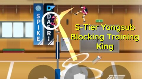 The Spike Volleyball - S-Tier Yongsub Mobile Achievement - Blocking Training King!