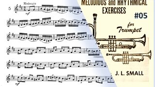 🎺🎺🎺 [TRUMPET ETUDE] Small 27 Melodical and Rhythmical exerc. forTrumpet- #05 por Helder Passinho Jr.