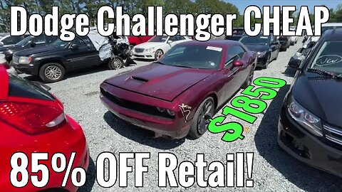 Dodge Challenger R/T 85 Percent Off Retail at COPART
