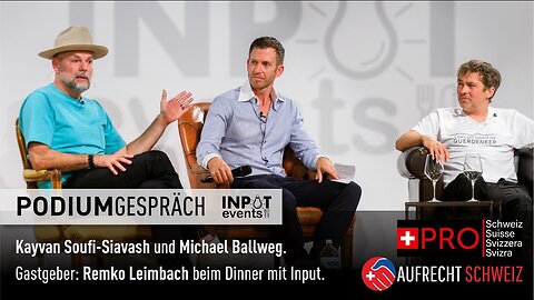 Kayvan Soufi-Siavash (Ken Jebsen) und Michael Ballweg beim Dinner mit Input (15.9.23 TEIL 1/3)🙈