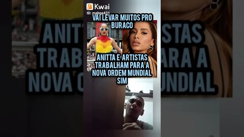 Anitta e artistas trabalham para a N0VA 0RDEM MUNDIAL sim!