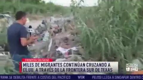 Autoridades migratorias en EE.UU confirman que diario se pueden ver grupos cruzando el río Bravo