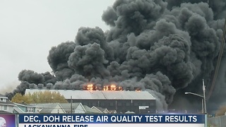 DEC, DOH release Lackawanna fire air quality test results