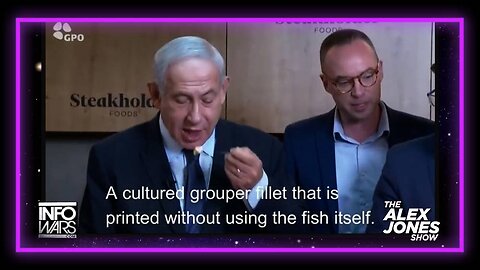 Netanyahu Promotes Plan To Ban Meat & Force Human Slaves To Eat Bioblobs
