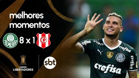 Palmeiras 8 x 1 Independiente Petrolero | Melhores Momentos | Copa Libertadores | 12-04-2022