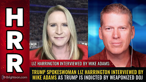 Trump spokeswoman Liz Harrington interviewed by Mike Adams...
