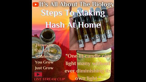 Steps To Making Hash At Home