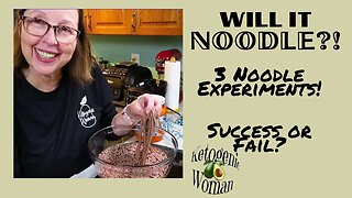 Will It Noodle? | Viral Noodle Experiments using Powdered Bone Broth and KetoChow!