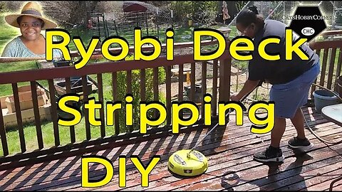 #ryobipressurewasher Deck Stripping DIY - #catshobbycorner
