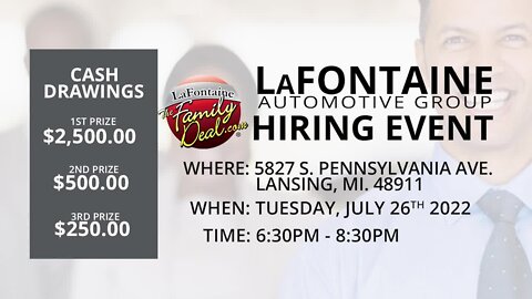 LaFontaine Hiring Event - 7/26/22