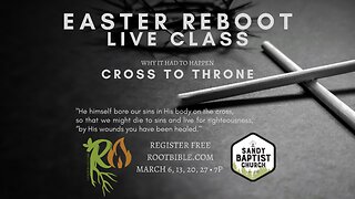 Easter Reboot: Night 1 - The Prophetic Life of Jesus