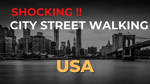 American Decline City Street Walking Compilation
