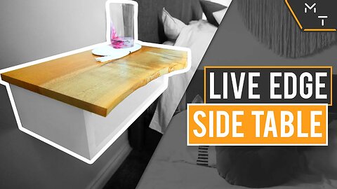 DIY : Floating Live Edge Side Table : How To.
