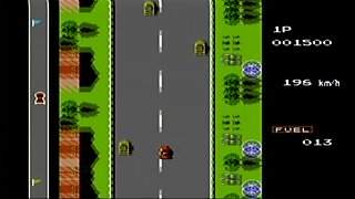 Road fighter Famicom Games Cartridge Nintendo Family Computer Retro Gaming