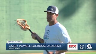 Casey Powell lacrosse academy kickoff camp
