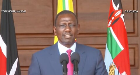 President William Ruto addresses the nation - 5th July 2024 in Nairobi