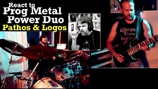React to Power Prog metal Duo | Pathos and Logos | Novitiate