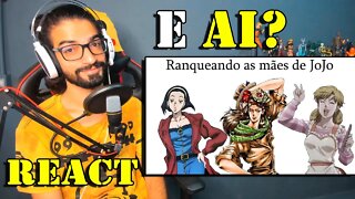 REACT - Ranqueando as Milfs de JoJo's Bizarre Adventure