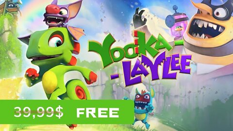 Yooka-Laylee - Free for Lifetime (Ends 26-08-2021) Epicgames Giveaway
