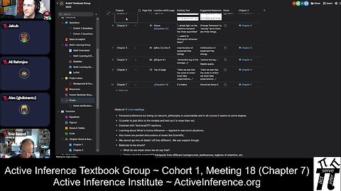 ActInf Textbook Group ~ Cohort 1 ~ Meeting 18 (Chapter 7, part 2)