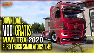 ▶️ETS2 1.45 MAN TGX 2020 BRASILEIROS COM MUITOS ACESSÓRIOS EURO TRUCK SIMULATOR 2 1.45