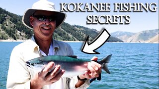 Kokanee Fishing Secrets! - How to catch Kokanee in IDAHO!