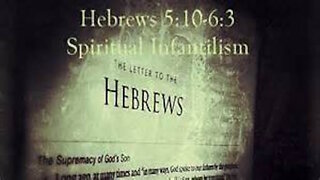 Hebrews 5 & 6 013117