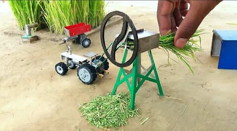 Diy tractor Chaff cCutter Machine | Mini Science Project