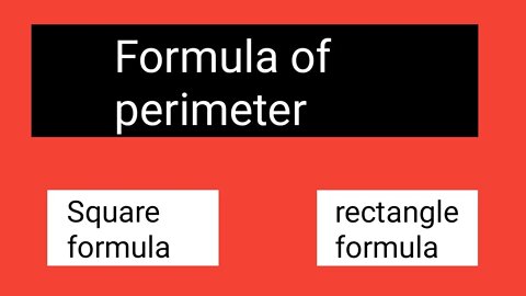 square and rectangle perimeter formula//5 th/ square formula//rectangle formula /hindi & english