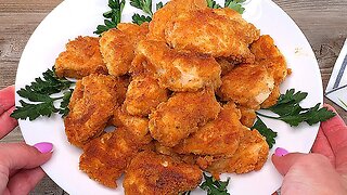 How To Make KFC Chicken At Home! Light and crispy nuggets