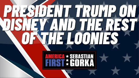 President Trump on Disney and the rest of the Loonies. Sebastian Gorka on AMERICA First