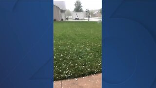 Rain and hail rock northeast Wisconsin; local families recount their experience