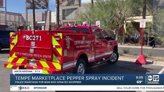 Police searching for shoplifting suspect who pepper sprayed shoppers