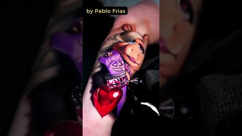 Stunning work by Pablo Frias #shorts #tattoos #inked #youtubeshorts