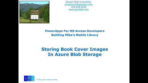 Storing Book Cover Images In Azure Blob Storage For PowerApps
