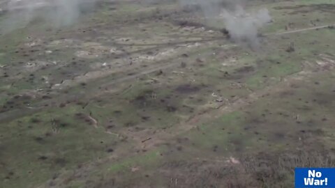 An example of how war is at Ukrainian trenches on the frontlines in Luhansk Oblast!