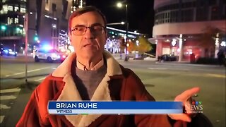 Brian Ruhe and Friend Almost Run Over in a Car Accident