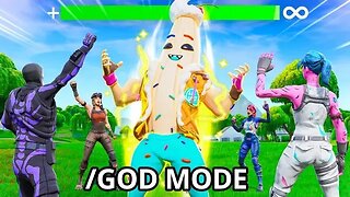 I Trolled Him With GOD MODE In OG Fortnite!