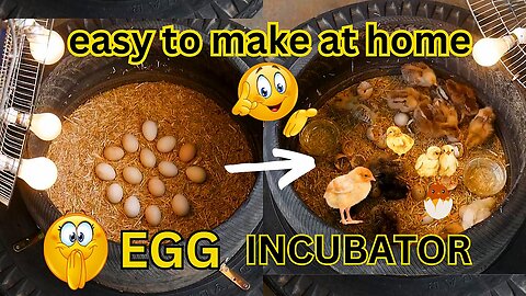 HOW TO MAKE EGG INCUBATOR || HOMEMADE INCUBATOR || HATCHING CHICKEN EGGS || DIY INCUBATOR PROJECT