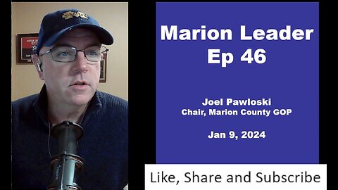Marion Leader Ep 46 WHO? Tolling, Polling and Constitutional Carry saves lives.